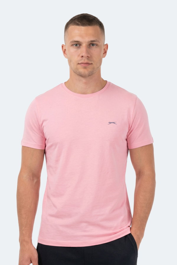 Slazenger SANDER KTN Erkek Açık Pembe Tişört