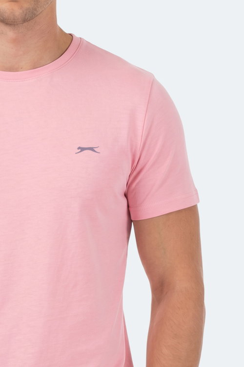 Slazenger SANDER KTN Erkek Açık Pembe Tişört