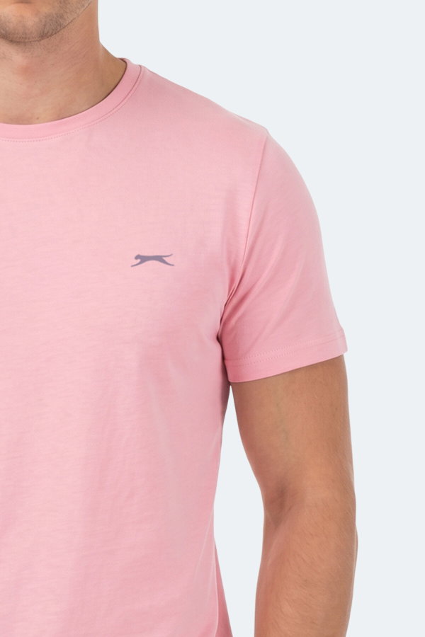 Slazenger SANDER KTN Erkek Açık Pembe Tişört
