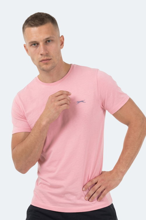 Slazenger SANDER KTN Erkek Açık Pembe Tişört