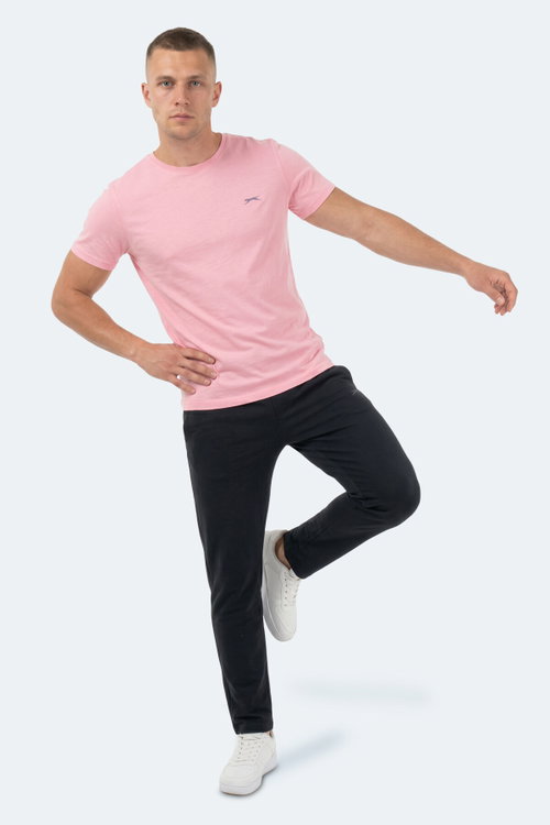 Slazenger SANDER KTN Erkek Açık Pembe Tişört