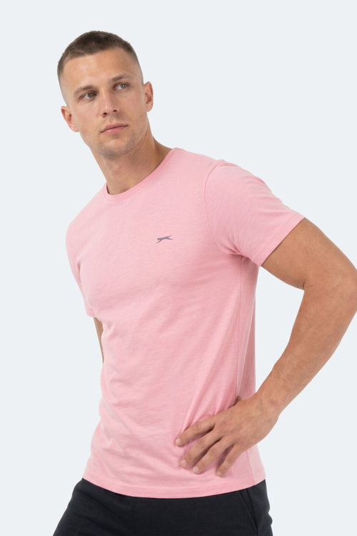 Slazenger SANDER KTN Erkek Açık Pembe Tişört