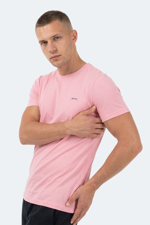 Slazenger SANDER KTN Erkek Açık Pembe Tişört