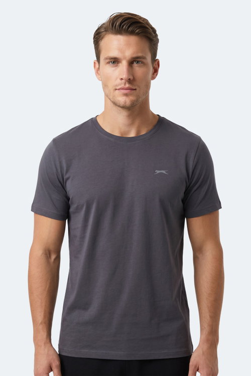 Slazenger SANDER KTN Erkek Antrasit Tişört