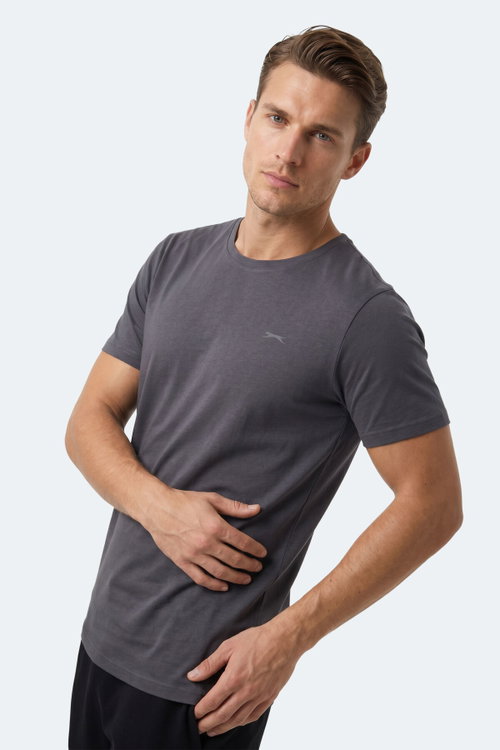Slazenger SANDER KTN Erkek Antrasit Tişört