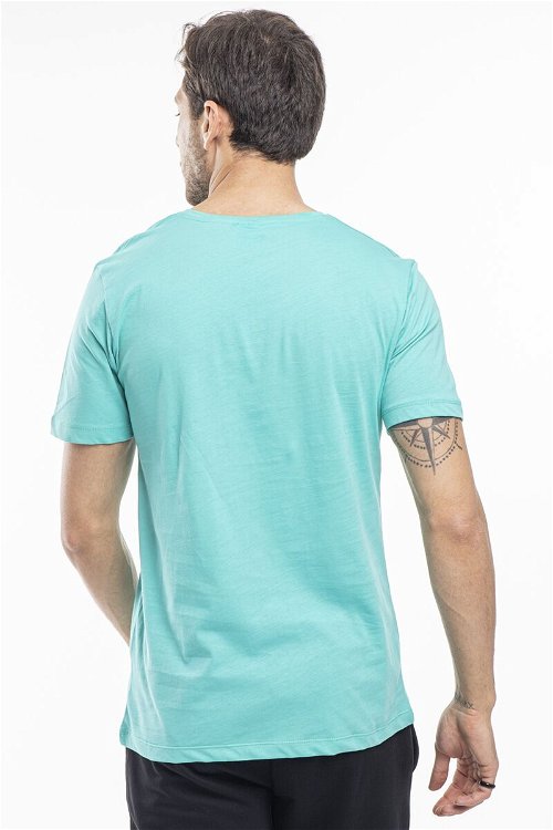 Slazenger SARGON Erkek Kısa Kol T-Shirt Koyu Yeşil
