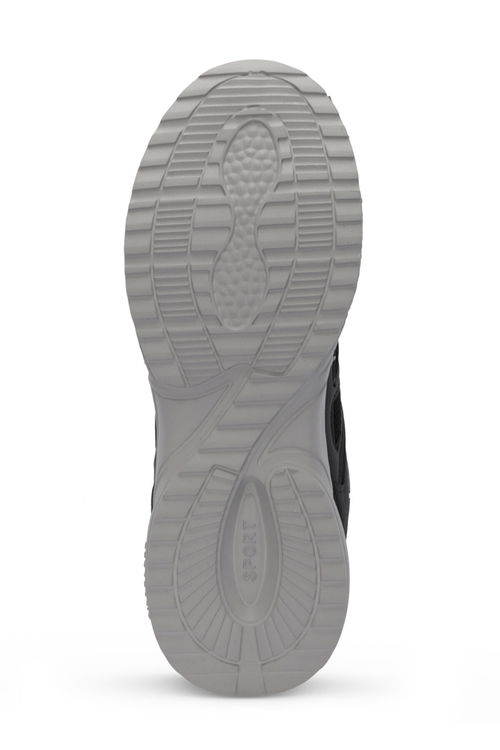A-BOUT I Erkek Sneaker Ayakkabı Siyah / Koyu Gri