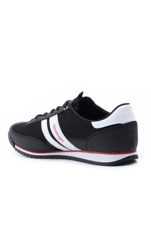 ABBE I Erkek Sneaker Ayakkabı Siyah / Beyaz