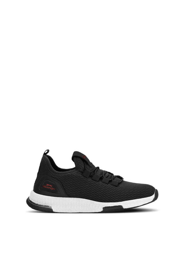 Slazenger ABENA I Unisex Çocuk Siyah / Kırmızı Sneaker