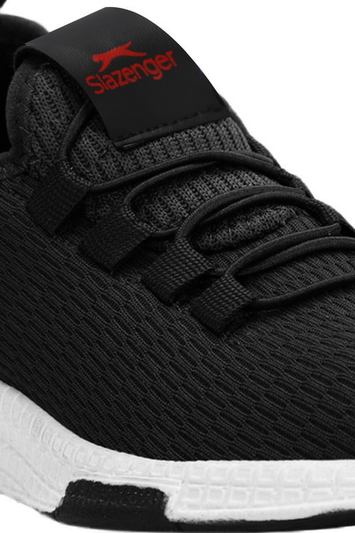 Slazenger ABENA I Unisex Çocuk Siyah / Kırmızı Sneaker