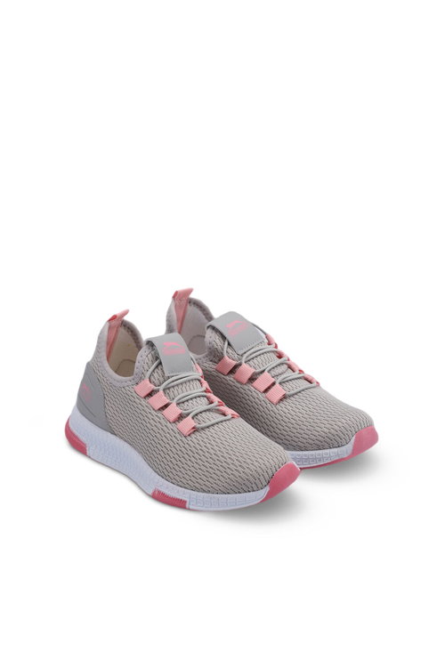 Slazenger ABENA I Kız Çocuk Gri / Pembe Sneaker