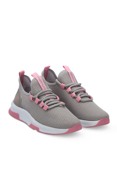 Slazenger ABENA I Kadın Gri / Pembe Sneaker