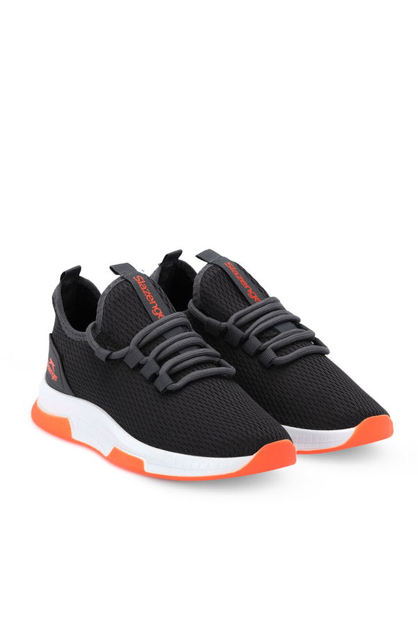 ABENA I K Unisex Sneaker Ayakkabı Koyu Gri / Turuncu