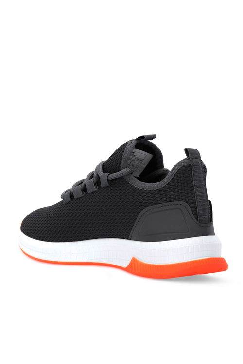 ABENA I K Unisex Sneaker Ayakkabı Koyu Gri / Turuncu