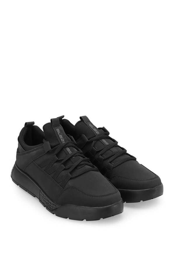 Slazenger ADAMO I Sneaker Erkek Ayakkabı Siyah / Siyah