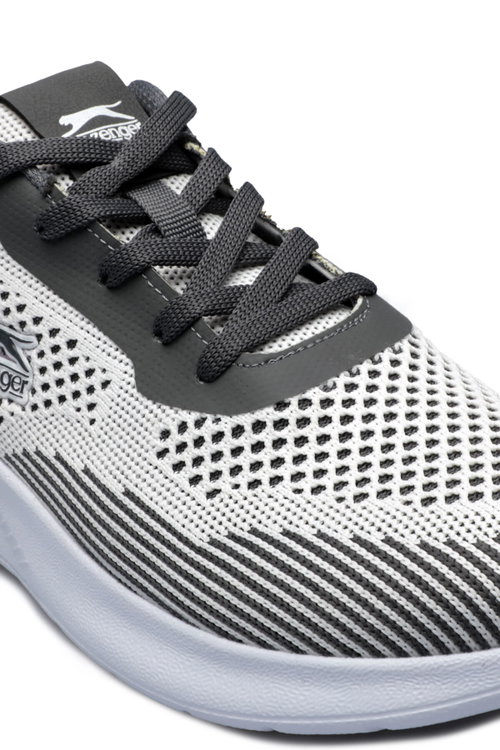 Slazenger ADWOA I Erkek Beyaz / Füme Koşu & Yürüyüş Spor Ayakkabısı