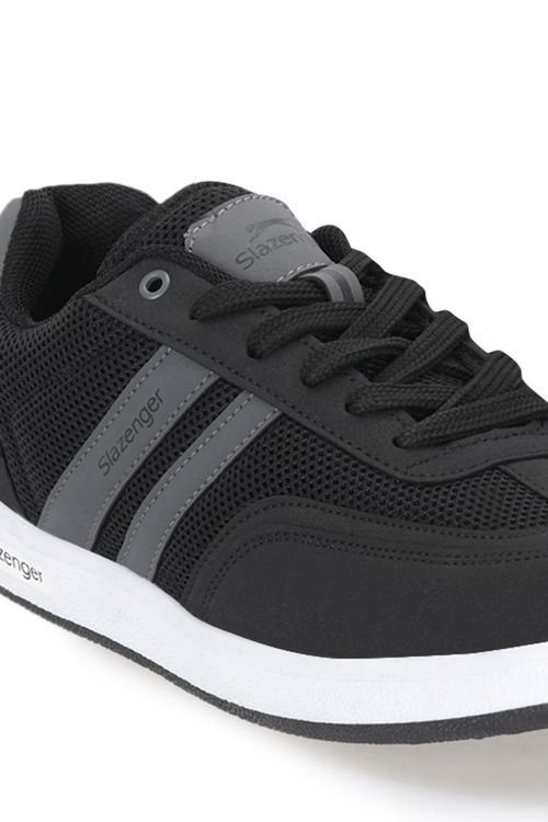Slazenger AGAIN I Erkek Siyah / Koyu Gri Günlük Spor Ayakkabısı