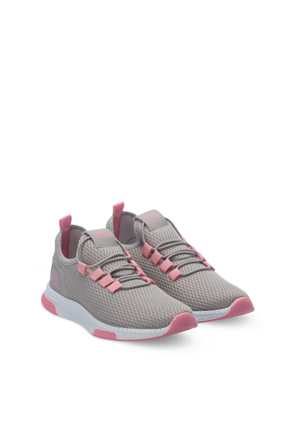 Slazenger AGENDA Kız Çocuk Gri / Pembe Günlük Spor Ayakkabısı