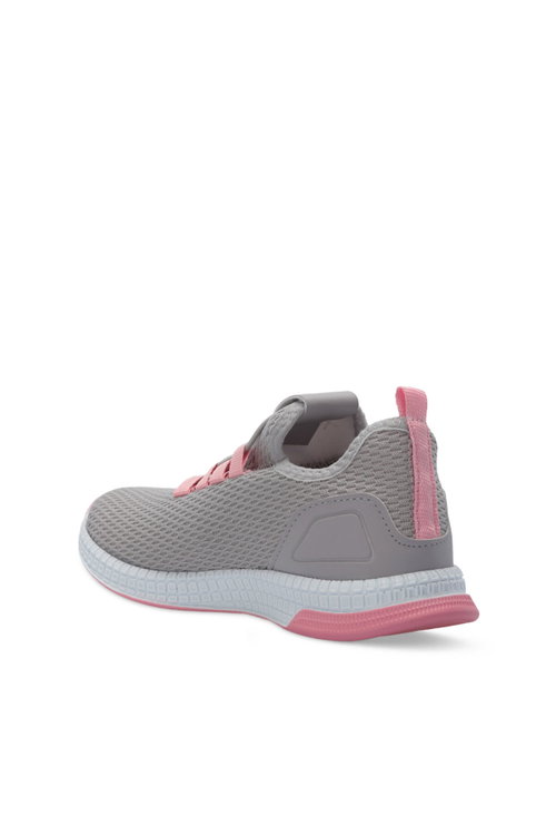 Slazenger AGENDA Kız Çocuk Gri / Pembe Günlük Spor Ayakkabısı