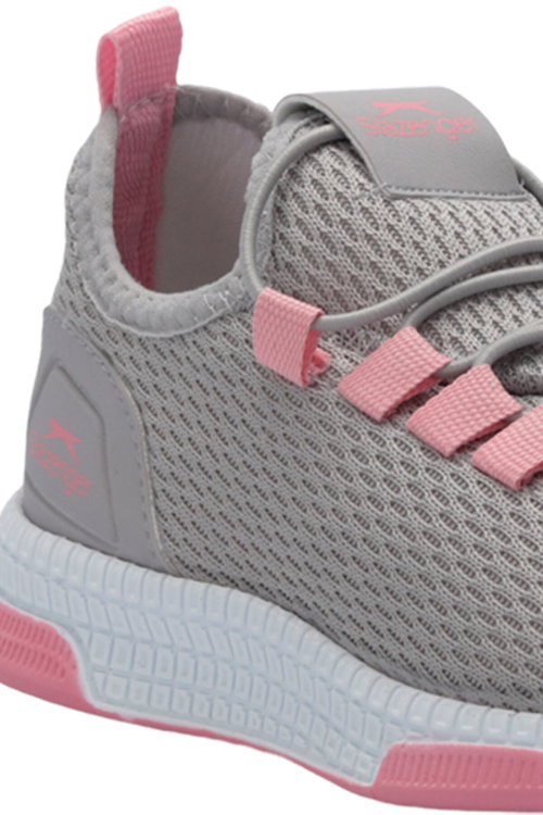 Slazenger AGENDA Kız Çocuk Gri / Pembe Günlük Spor Ayakkabısı