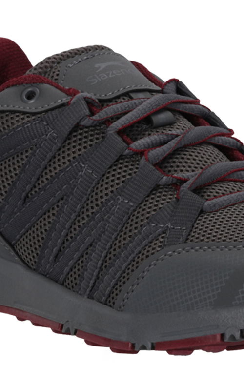 Slazenger ALBUS I Erkek Koyu Gri / Bordo Günlük Spor Ayakkabısı