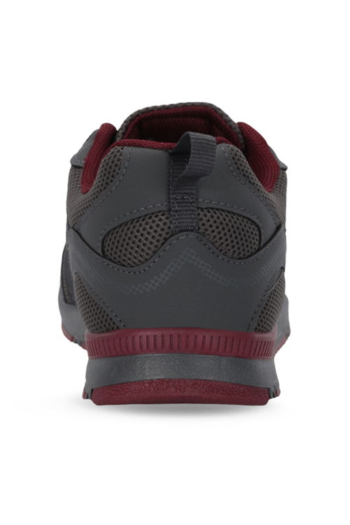 Slazenger ALBUS I Erkek Koyu Gri / Bordo Günlük Spor Ayakkabısı