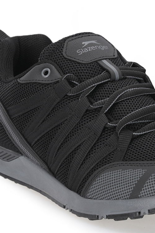 Slazenger ALBUS I Erkek Siyah / Koyu Gri Günlük Spor Ayakkabısı