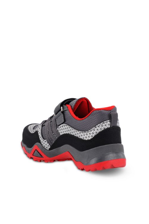 Slazenger ALDONA Sneaker Erkek Çocuk Ayakkabı Koyu Gri / Siyah