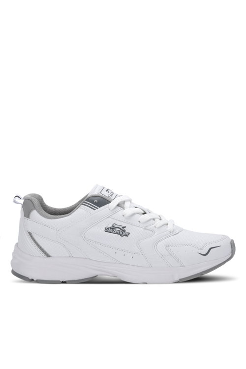 Slazenger ALFA I Erkek Beyaz / Gri Koşu & Yürüyüş Spor Ayakkabısı