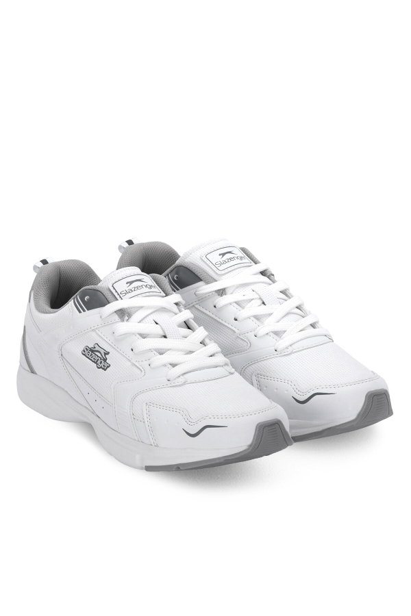 Slazenger ALFA I Erkek Beyaz / Gri Koşu & Yürüyüş Spor Ayakkabısı