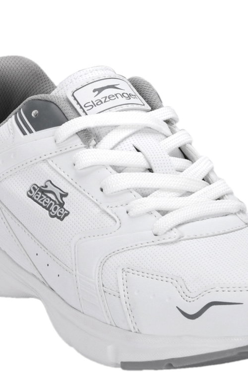 Slazenger ALFA I Erkek Beyaz / Gri Koşu & Yürüyüş Spor Ayakkabısı