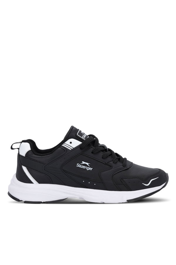 Slazenger ALFA I Erkek Siyah / Beyaz Koşu & Yürüyüş Spor Ayakkabısı