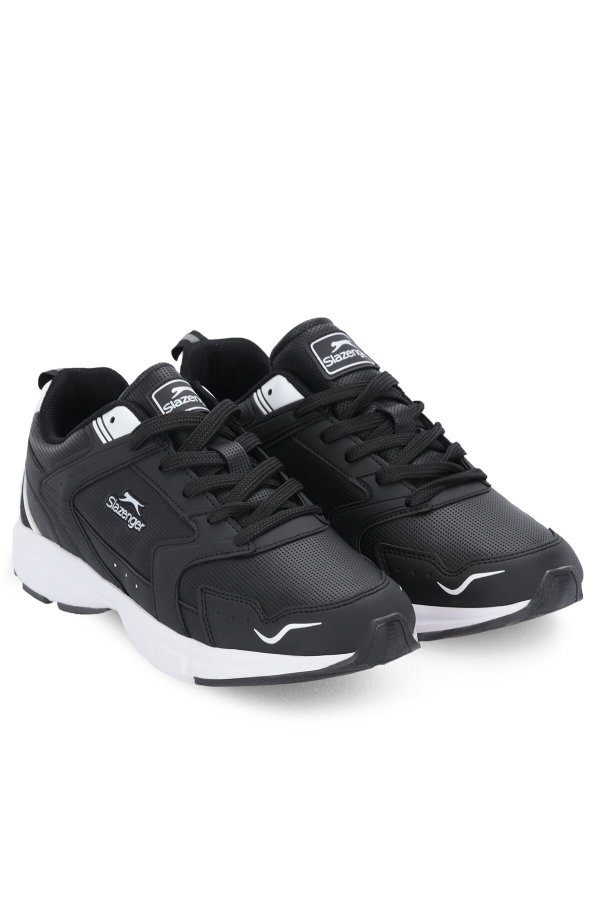 Slazenger ALFA I Erkek Siyah / Beyaz Koşu & Yürüyüş Spor Ayakkabısı