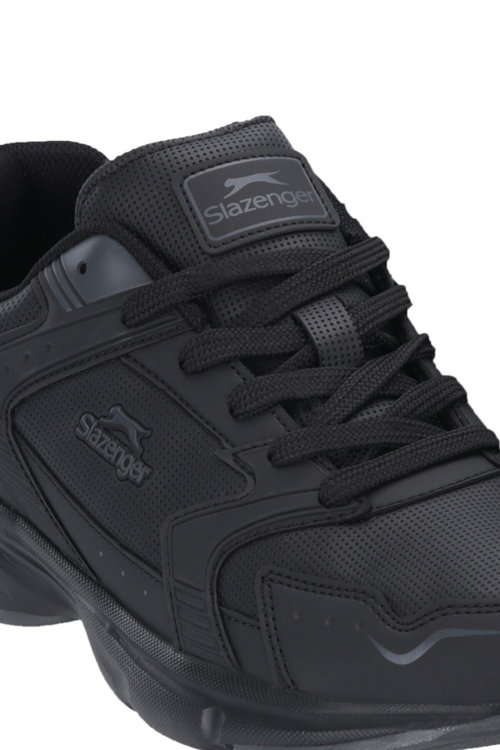 Slazenger ALFA I Erkek Siyah / Siyah Koşu & Yürüyüş Spor Ayakkabısı