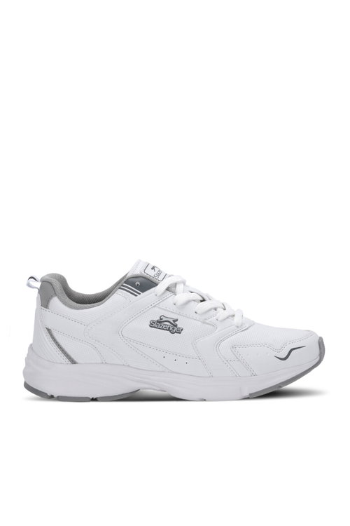 Slazenger ALFA I Kadın Beyaz / Gri Koşu & Yürüyüş Spor Ayakkabısı