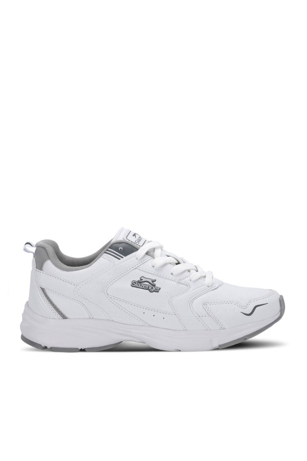 Slazenger ALFA I Kadın Beyaz / Gri Koşu & Yürüyüş Spor Ayakkabısı