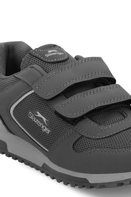 Slazenger ALLURE I Kadın Cırt Cırtlı Koyu Gri Günlük Spor Ayakkabısı