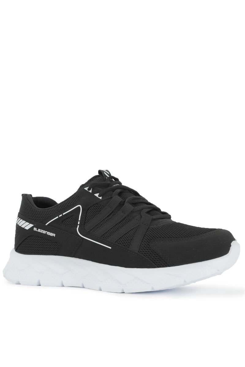 Slazenger ALONE I Sneaker Unisex Ayakkabı Siyah / Beyaz - Thumbnail