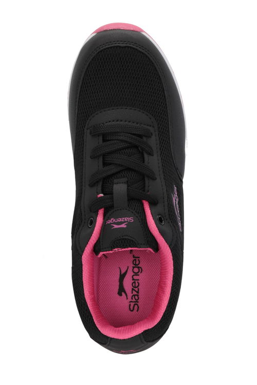 Slazenger ANGLE I Kadın Siyah / Fuşya Günlük Spor Ayakkabısı
