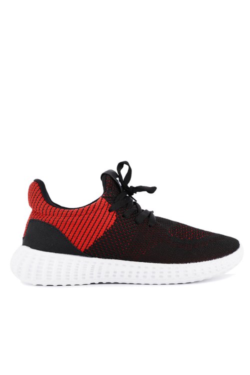 Slazenger ATOMIC Sneaker Erkek Ayakkabı Siyah / Kırmızı