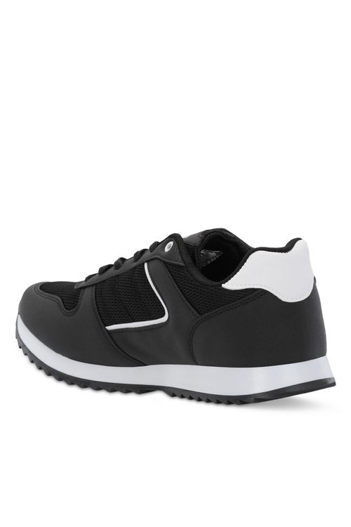 ATTACK I Erkek Sneaker Ayakkabı Siyah / Beyaz