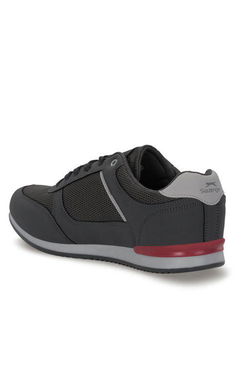 Slazenger ATTAL I Erkek Koyu Gri / Kırmızı Günlük Spor Ayakkabısı