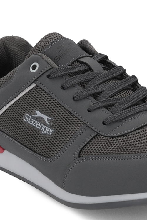Slazenger ATTAL I Erkek Koyu Gri / Kırmızı Günlük Spor Ayakkabısı