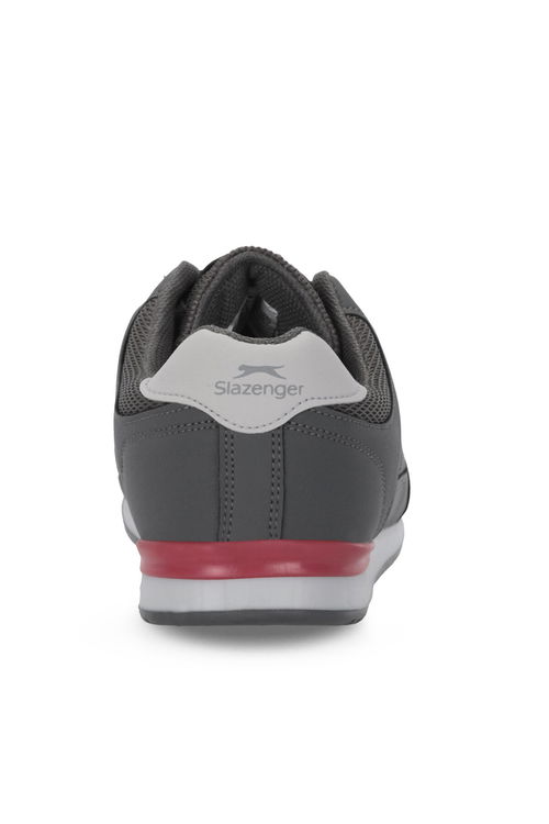 Slazenger ATTAL I Erkek Koyu Gri / Kırmızı Günlük Spor Ayakkabısı