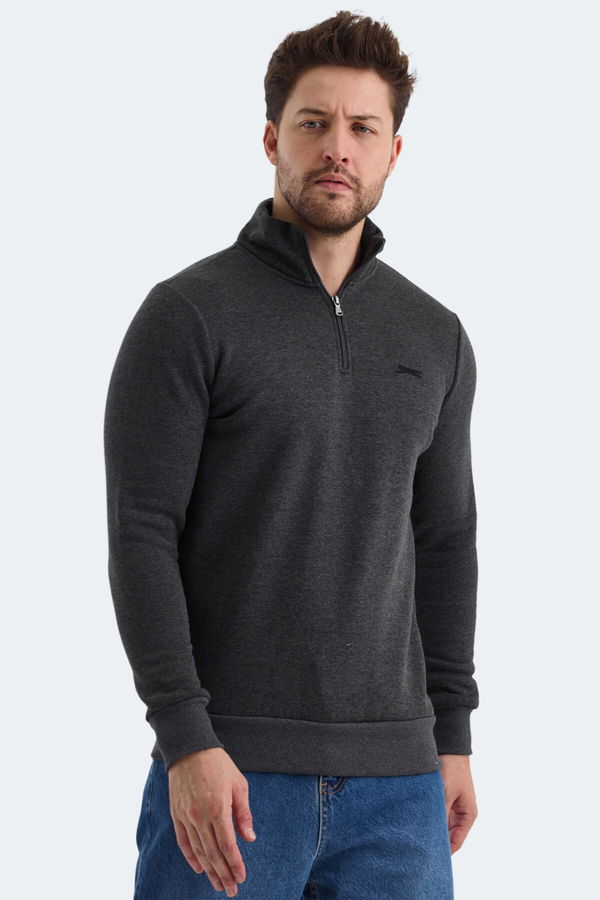 Slazenger BALBIN Erkek Sweatshirt Antrasit