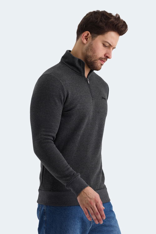 Slazenger BALBIN Erkek Sweatshirt Antrasit