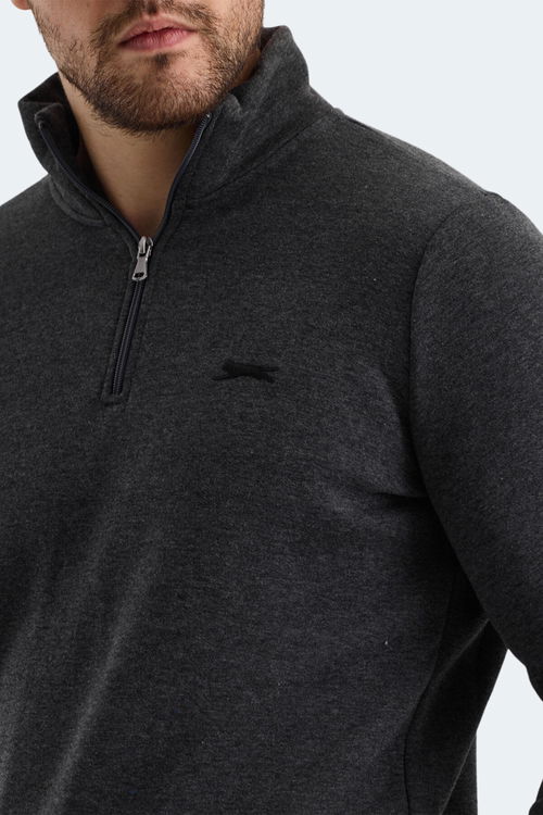 Slazenger BALBIN Erkek Sweatshirt Antrasit