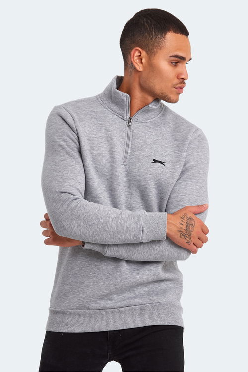 Slazenger BALBIN Erkek Sweatshirt Gri