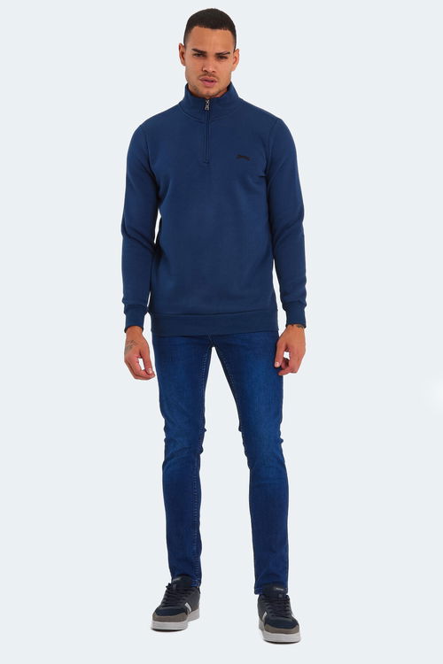 Slazenger BALBIN Erkek Sweatshirt Indigo