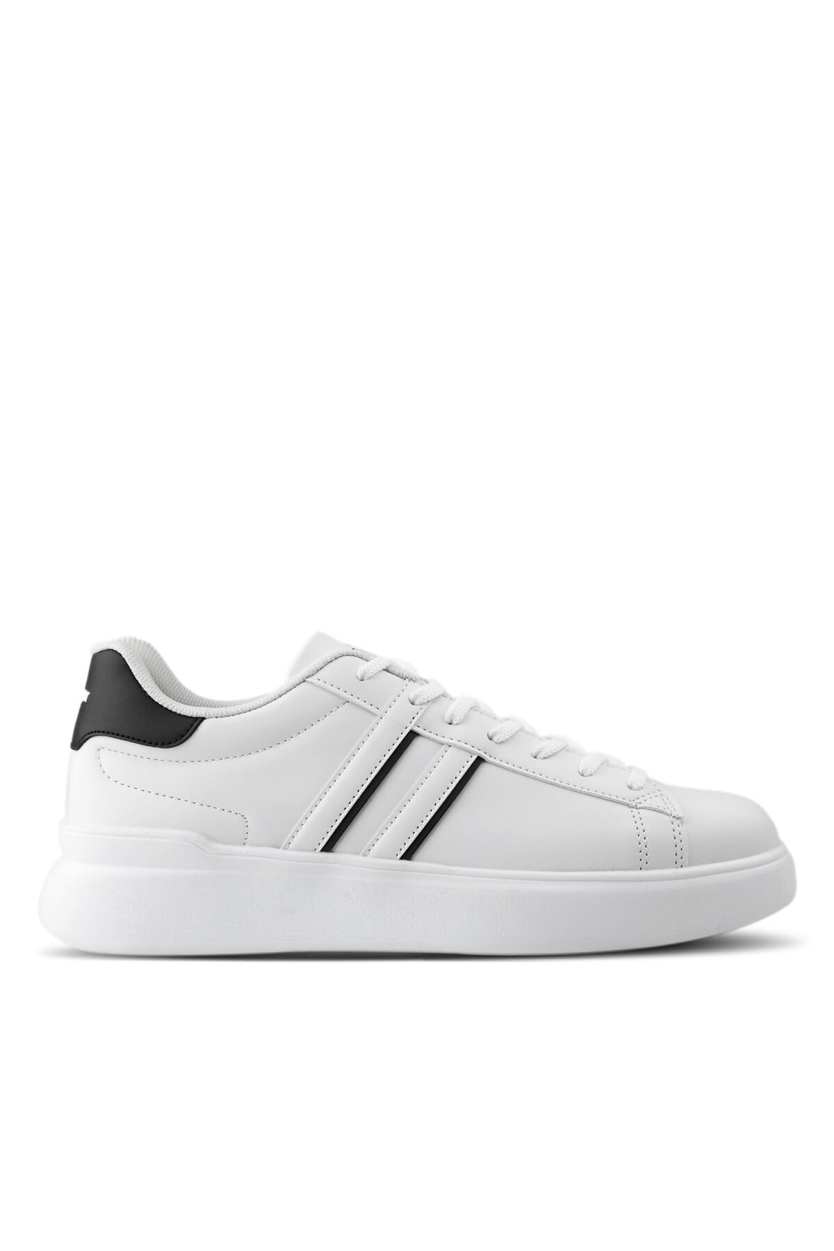 Slazenger BALTAZAR Sneaker Erkek Ayakkabı Beyaz / Siyah - Thumbnail